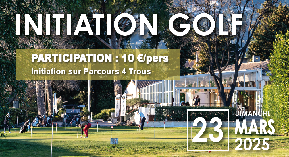 Initiation Golf – Dimanche 23 Mars